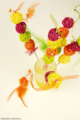 Centre de table pour une ambiance printanière