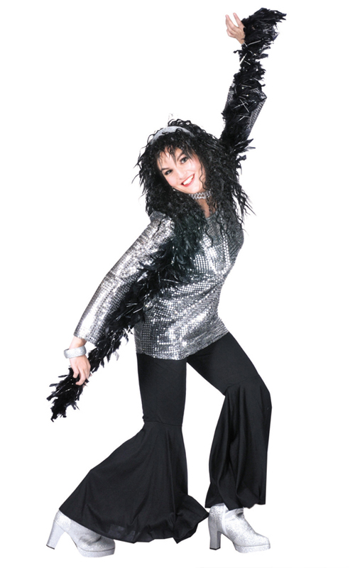 Robe noire a pailletes