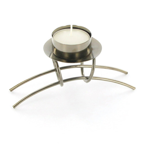 Bougeoir métallisé style asiatique