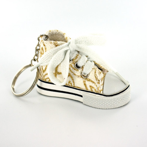 Baskets porte-clés dorées