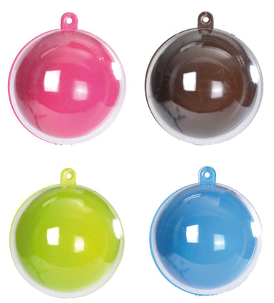 Boules plexiglas colorées pour votre décoration