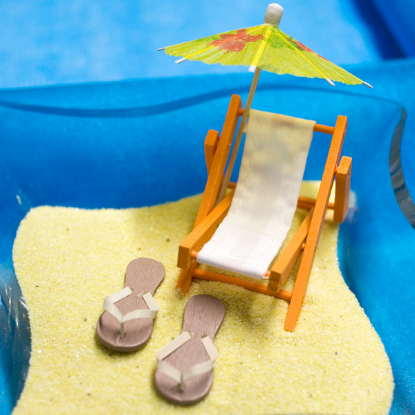 Décoration de table à thème estivale