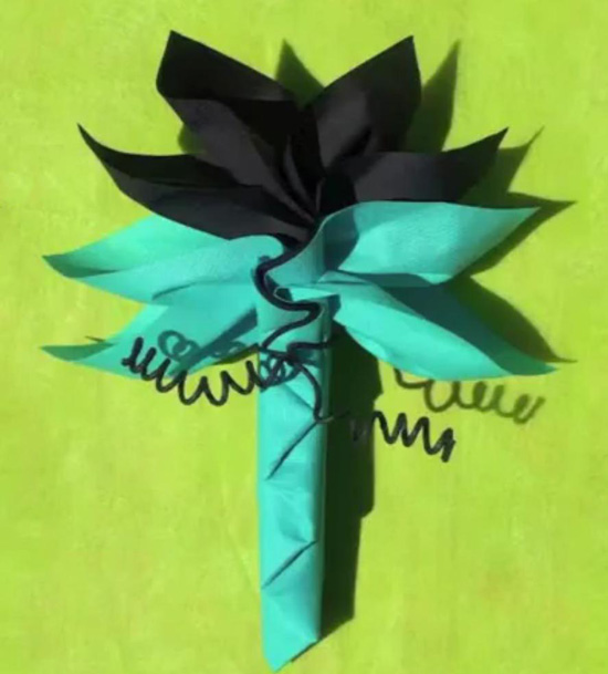 Pliage de serviettes Fleurs