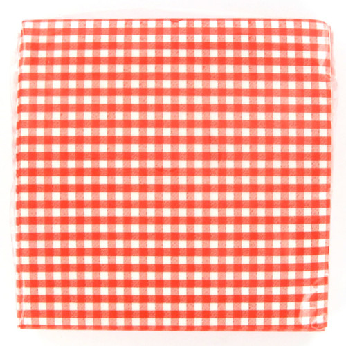 Serviettes à motif Vichy Serviettes à motif Vichy