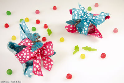 Serviettes jetables à pois Serviettes jetables à pois