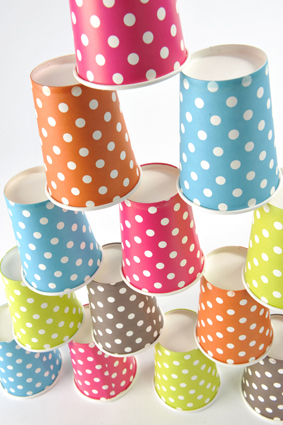 Gobelets à pois Gobelets à pois