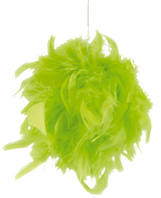 Boule en plumes