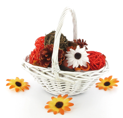 Mini panier en osier