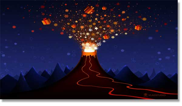 Fond d'écran pour Noël et le réveillon