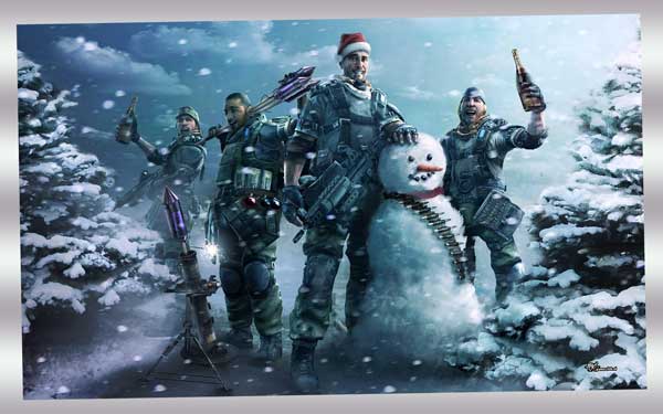 Fond d'écran de Noël et du réveillon