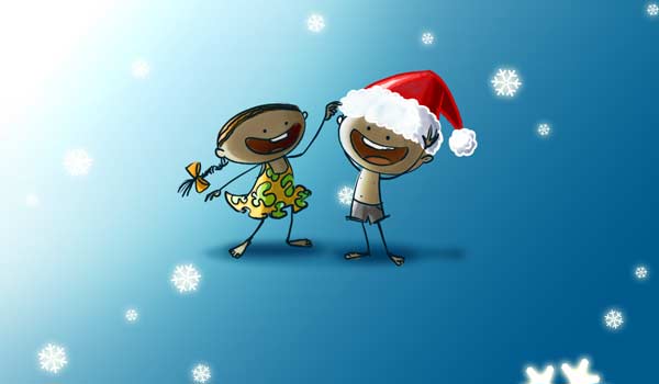 Fond d'écran pour Noël et le réveillon