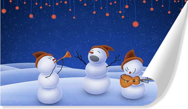 Fond d'écran pour Noël et le réveillon