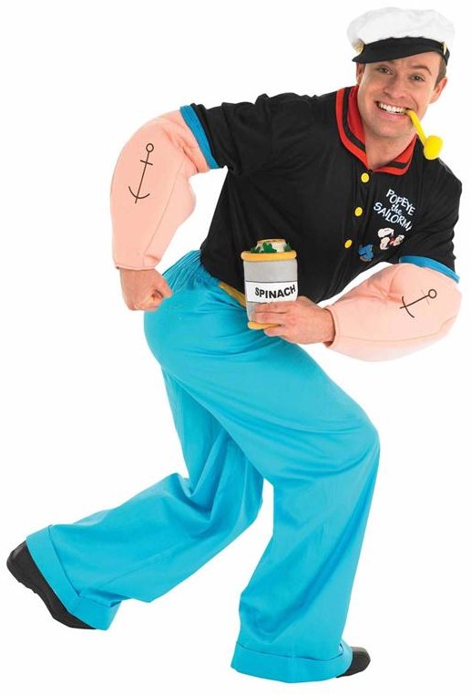 Déguisement sous licence officielle de Popeye