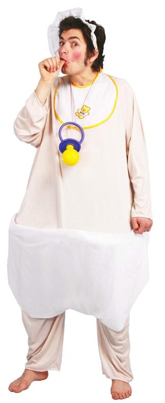 Déguisement humour, costume de bébé