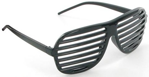 Accessoire de déguisement : lunettes de star