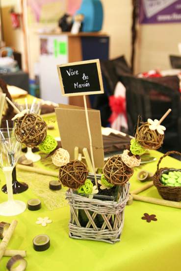 Panier marque-place décoratif