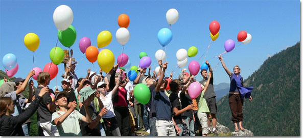 Lâcher de ballons