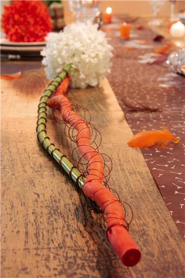 Décoration de salle en bois flotté