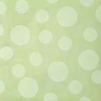 Chemin de table gros pois en intissé, vert anis