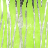 Chemin de table en intissé zébré, vert anis