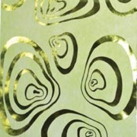 Chemin de table en intissé Zébra, vert anis