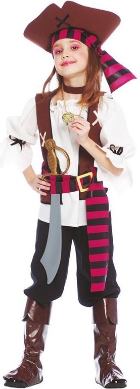 déguisement pour enfants (filles) - fille pirate