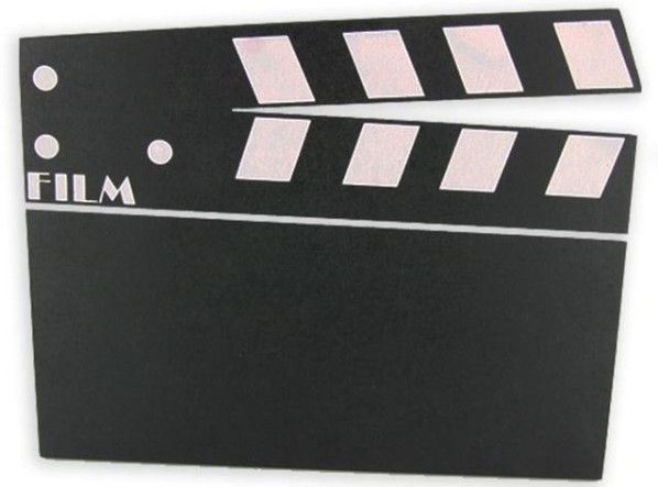 Clap de cinéma décoratif
