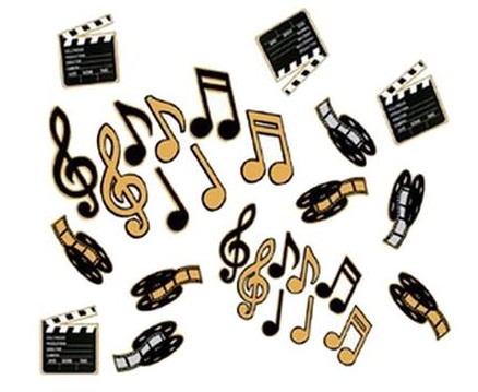 Sachet de confettis cinéma