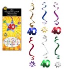 Guirlandes suspensions spirale, 40 ans 