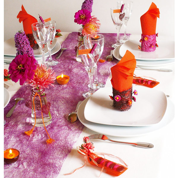 Décoration de table pour l'été 2012