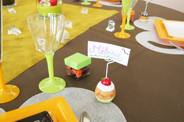 Décoration de table gourmande