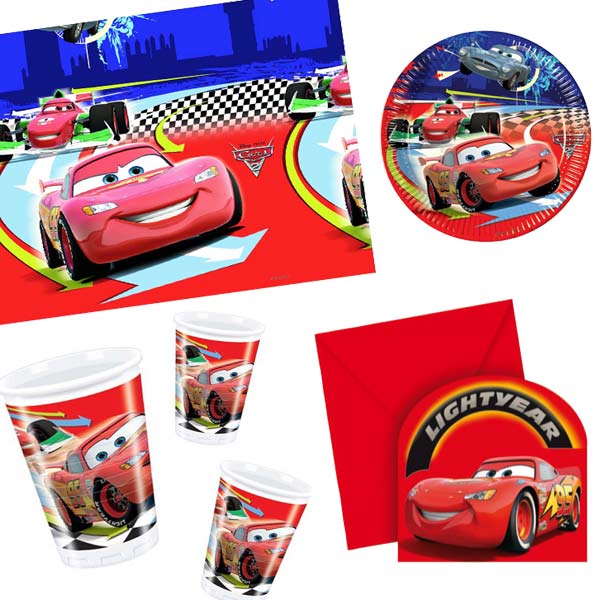 Vaisselle jetable Cars, licence officielle Disney Pixar Vaisselle jetable Cars, licence officielle Disney Pixar