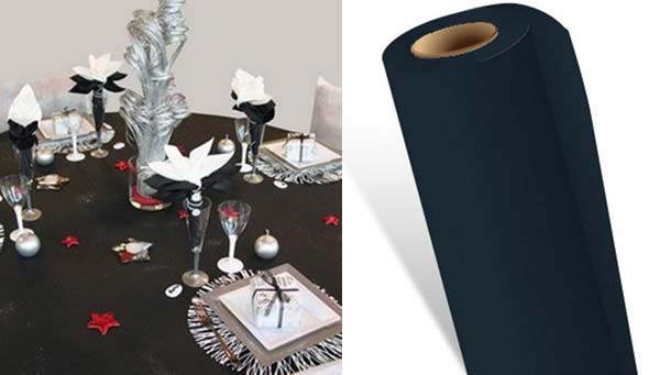 Rouleau de nappe Gala noir