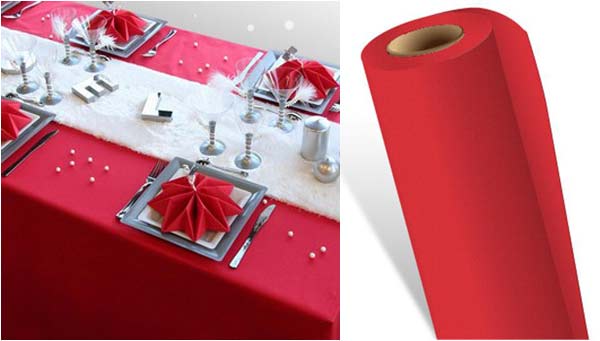 Rouleau de nappe Gala rouge