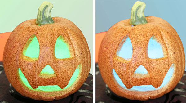 Citrouille lumineuse