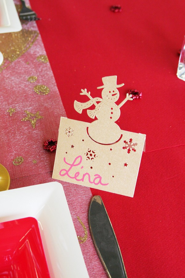 Décoration de table de Noël (1)