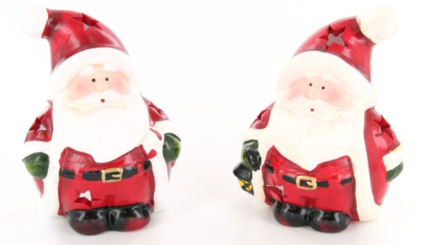 Lanterne photophore Père Noël, modèles assortis