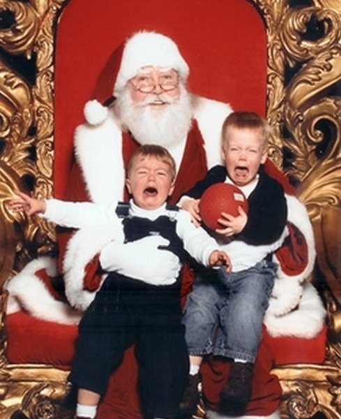 Les pires photos du Père Noël !
