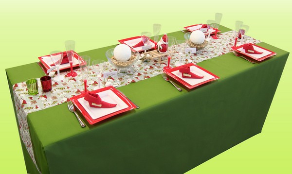 Décoration de table Noël tradition Décoration de table Noël tradition
