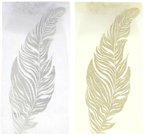 Chemin de table plume