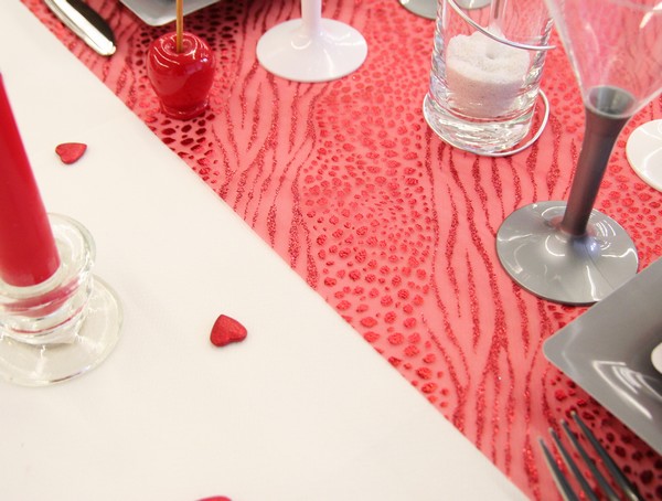 Une table spécial Saint-Valentin Une table spécial Saint-Valentin