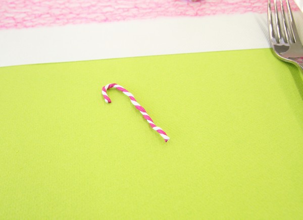 Sucre d'orge réalisé avec du cordon laitonné