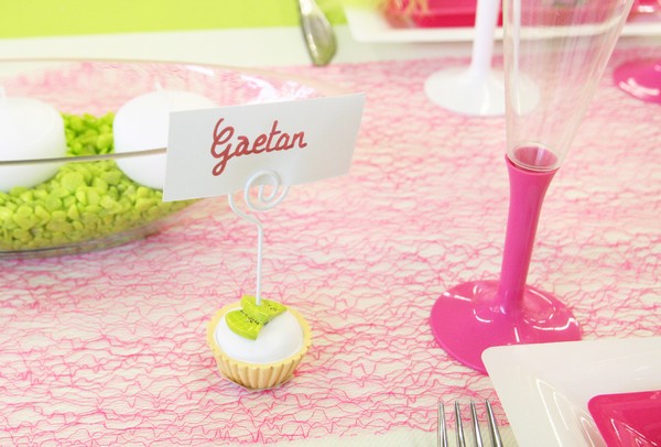 Marque-place gourmandise