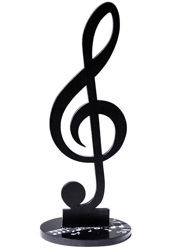 Centre de table musique, clef de sol Centre de table musique, clef de sol
