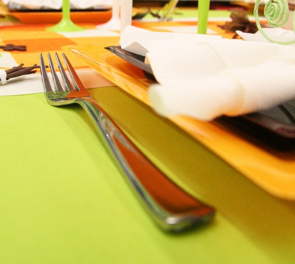 Couverts en plastique imitation inox