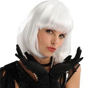 Perruque Cabaret, blanche