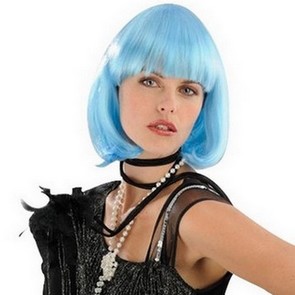  Perruque Cabaret, turquoise