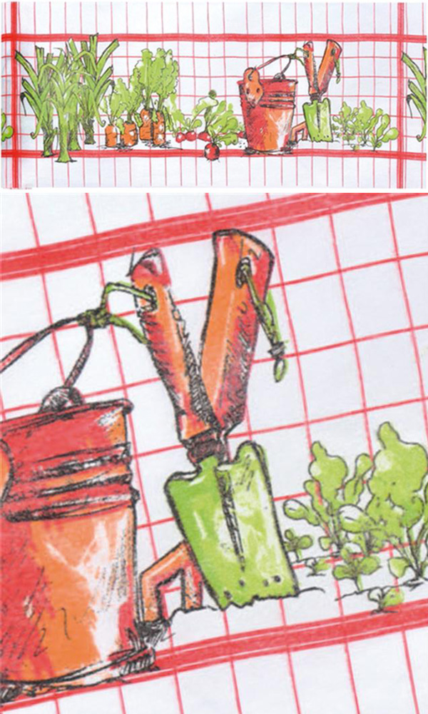 Chemin de table Potager