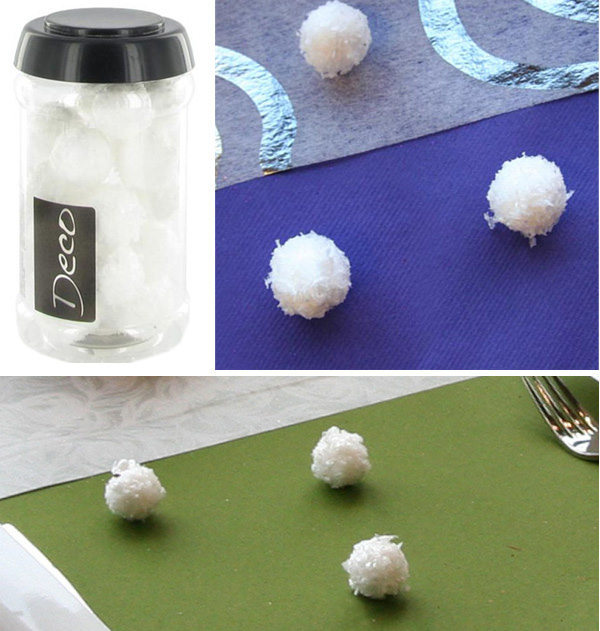 Boîte de petites boules de neige