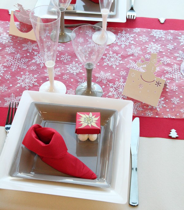 Assiettes, verres et couverts